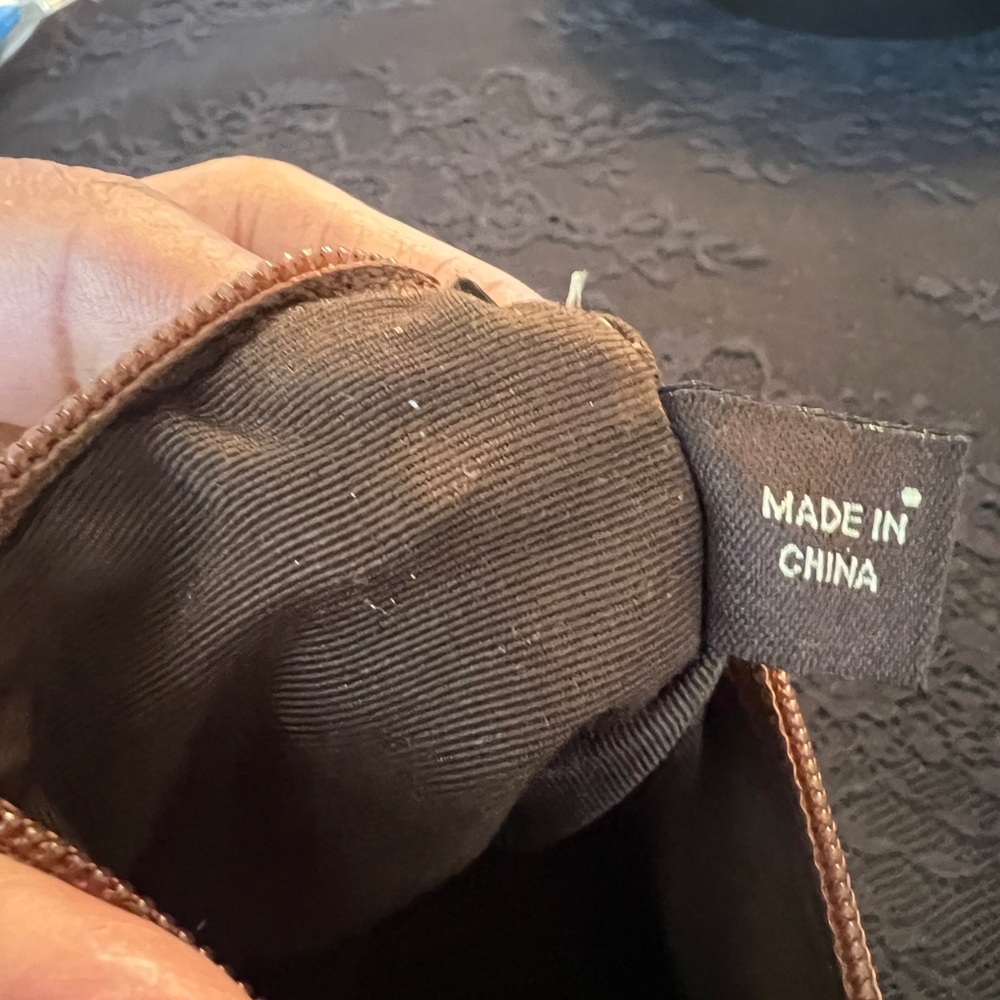 Coach Brown Signature Canvas Wristlet with Dark Brown Trim With Dust Bag. EUC - Picture 5 of 5
